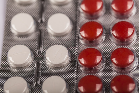 Packs of  medicine pills