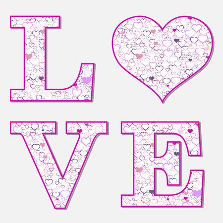 love letter, vectorのイラスト素材