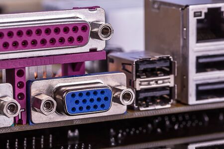 Computer video outputの写真素材