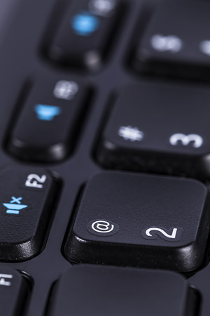 at-symbol at computer keyboard