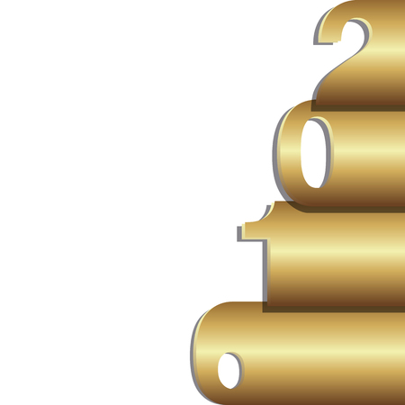 Happy New Year 2016 design greeting cardのイラスト素材