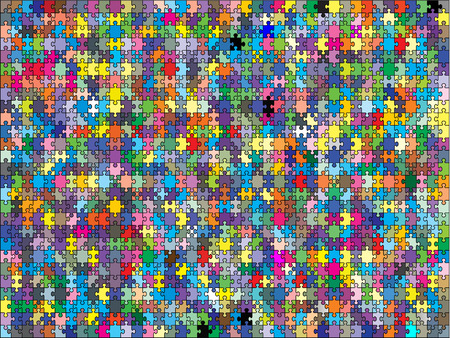 colorful background puzzle, vectorのイラスト素材