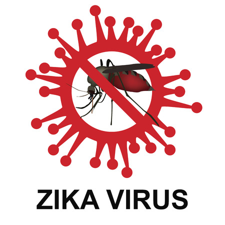 Stop zika virus, vectorのイラスト素材