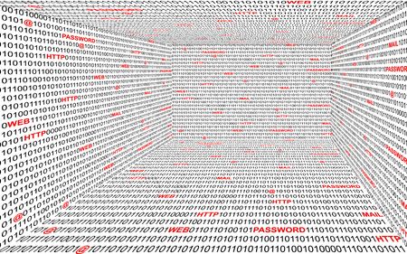 Technology bintary backgroundのイラスト素材