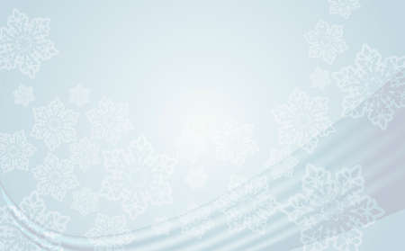 Elegant white background with snowfalls, vectorのイラスト素材
