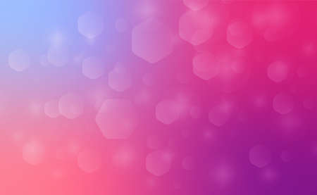 Beautiful colorful blurry background with blurry round bokeh lightsの写真素材