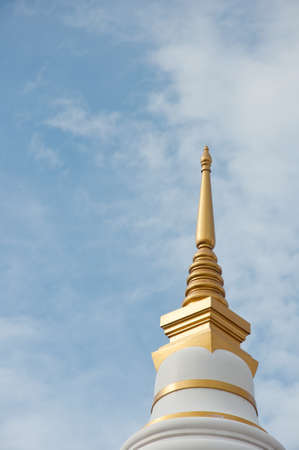 thai temple stupaの写真素材