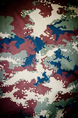 vintage soldier pattern - fabricの写真素材