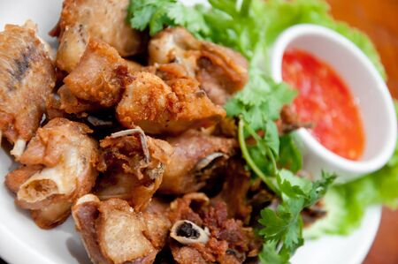 fried chickenの写真素材