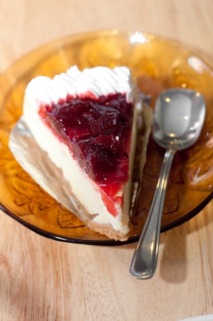 strawberry cheese cakeの写真素材