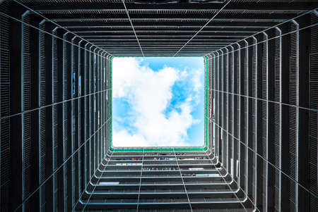 Square Skyの写真素材