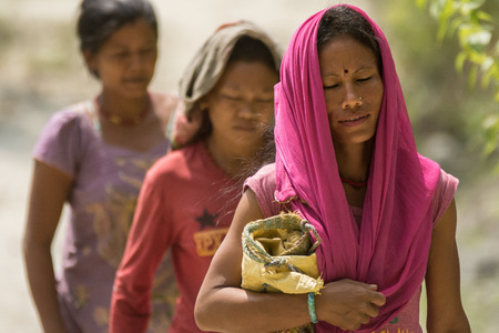 Nepali Womenのeditorial素材