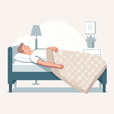 illustration of resting time for sleepingのイラスト素材