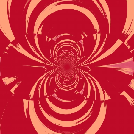 Red Switl Retro Art Deco Abstract Art Texture Backgroundの写真素材