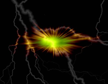 Lightning Art Design Abstract Background