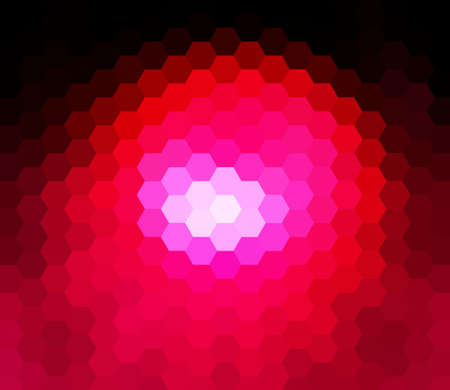 Red hexagon abstract background