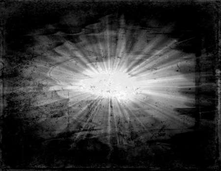 Dark grunge background ray star lightの写真素材