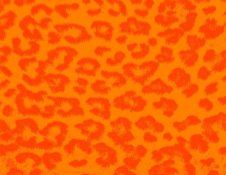 Seamless orange leopard texture patternの写真素材