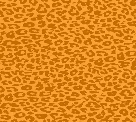 Vintage yellow orange brown Leopard Print Furの写真素材