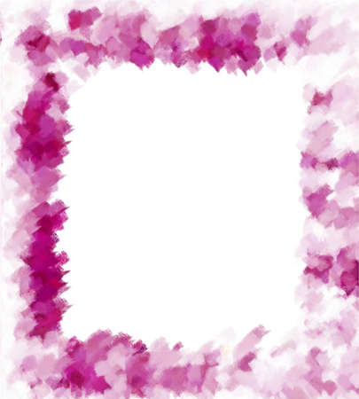 Purple painted frameの写真素材