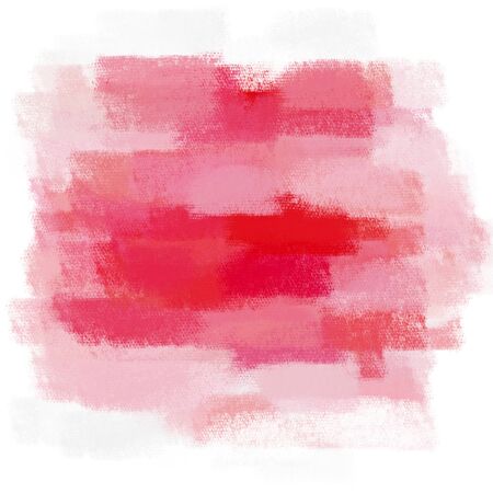 paint brush texture red spot blotch isolated の写真素材