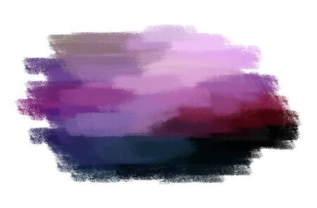 paint brush texture colorful spot blotch isolated の写真素材