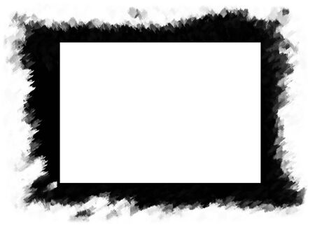 Computer designed grunge border or frameの写真素材