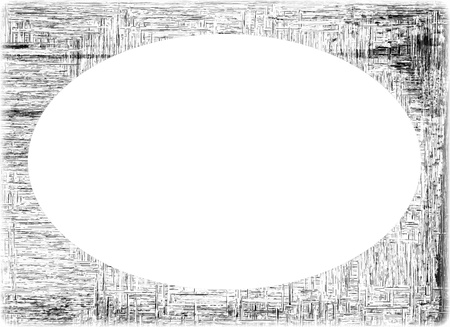 Computer designed grunge border or frameの写真素材