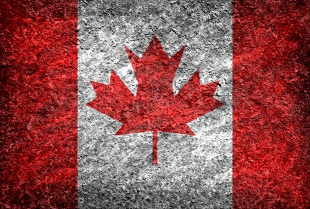 Grunge Canada flag backgroundの写真素材