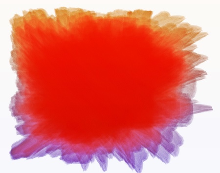 vintage paint brush texture red spot blotch isolated 