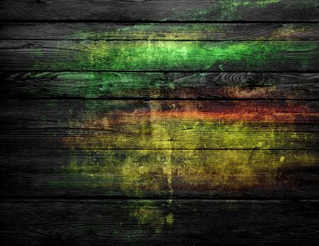 Art Color Grunge Painting on Woodの写真素材