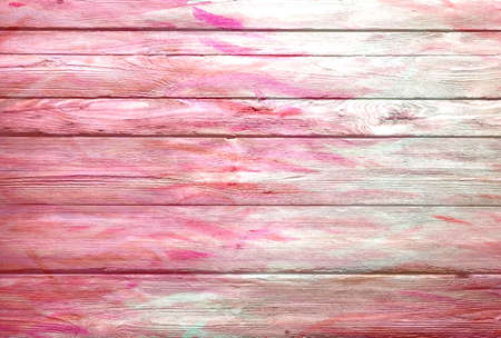 Colorful wood wall texture backgroundの写真素材