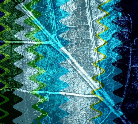 Art painted leaf backgroundの写真素材