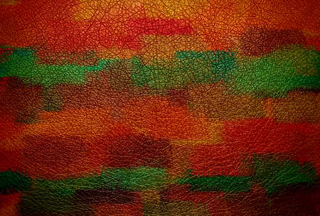 multicolor leather texture backgroundの写真素材
