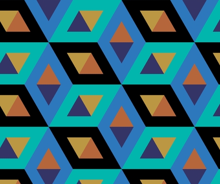 Abstract hexagon mosaic backgroundの写真素材