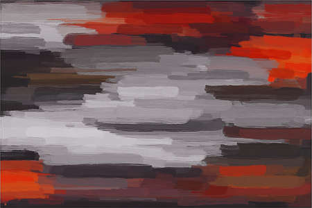 Abstract background from color spots of a paintの写真素材