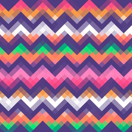 Colorful mosaic diamond seamless background