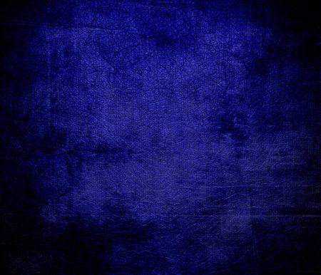 Grunge background of dark blue leather textureの写真素材