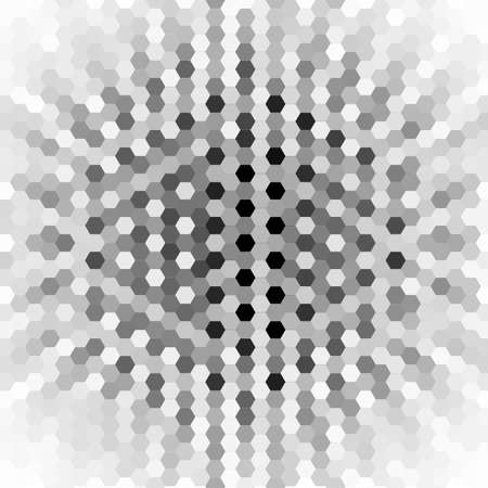Gray Hexagons Pattern Background