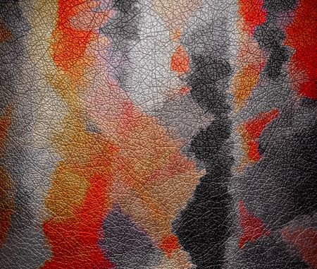 Abstract Color Paint Brush Leather Background