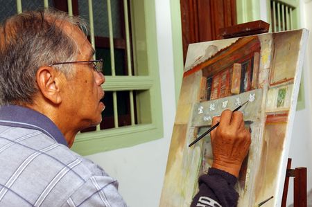 Oil Paintingの写真素材