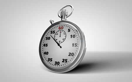 Stopwatch - a device for time secondsの写真素材