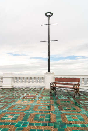 Brown chair breakpointsの写真素材