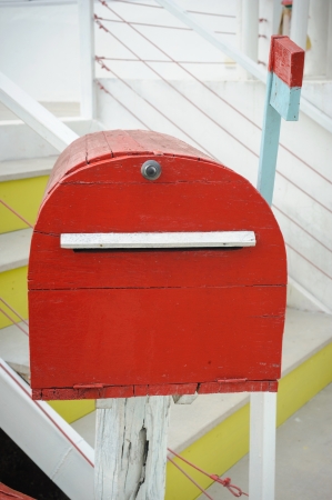 Old vintage mailboxes rural area.の写真素材