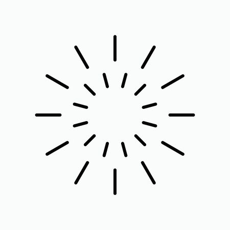 Icon light abstract vector. Iconic symbol.のイラスト素材