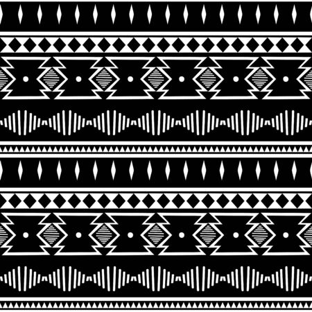 Abstract zigzag pattern for cover design. Retro chevron vector background. Geometric decorative seamless black and white colors.のイラスト素材