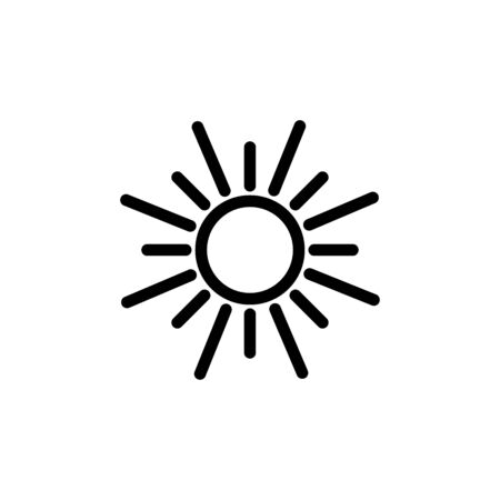 Sunbrust explotion effect icon abstract symbol vector illustration sunbeam circle designのイラスト素材