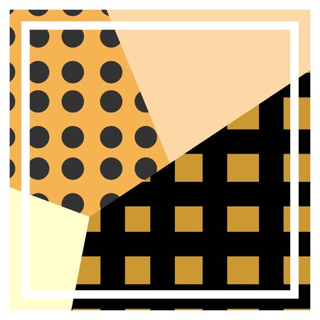 modern art design perfect for artsy background or hijab scarf pattern with scandinavian colorful styleのイラスト素材