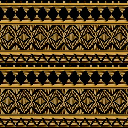 seamless ethnic pattern design. vector illustrationのイラスト素材