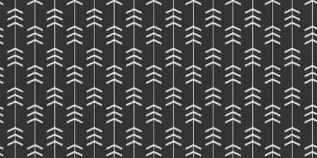 Seamless trendy arrow pattern. Geometric arrows with modern Scandinavian style.のイラスト素材